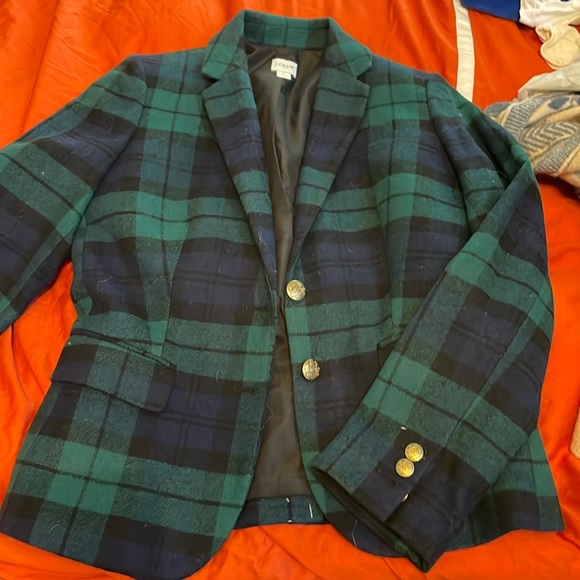 New JCrew wool holiday blazer. Stunning! Size 2 - Picture 1 of 4